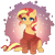 Size: 2103x2112 | Tagged: safe, artist:avrameow, part of a set, character:sunset shimmer, species:pony, species:unicorn, g4, my little pony:equestria girls, clothing, cute, eyebrows, female, front view, full face view, high res, looking at you, mare, oversized clothes, partial background, shimmerbetes, signature, sitting, solo, sweater, transparent background