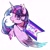 Size: 2048x2048 | Tagged: safe, artist:tkotu1, character:twilight sparkle, character:twilight sparkle (alicorn), species:alicorn, species:pony, bust, female, high res, mare, open mouth, profile, simple background, solo, white background