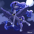 Size: 3000x3000 | Tagged: safe, artist:hexecat, character:princess luna, species:alicorn, species:pony, g4, clothing, cloud, crown, female, flying, high res, hoof shoes, jewelry, lidded eyes, looking up, mare, moon, necklace, night, peytral, profile, regalia, shoes, signature, smiling, solo, spread wings, wings