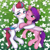 Size: 2750x2750 | Tagged: safe, artist:omnanya, character:pipp petals, character:zipp storm, species:pegasus, species:pony, g5, adorapipp, adorazipp, blushing, colored wings, cute, duo, eyebrows, eyebrows visible through hair, female, flower, folded wings, grass, grass field, high res, hug, lying down, mare, multicolored wings, on side, one eye closed, pipp wings, royal sisters (g5), siblings, sisters, smiling, wings