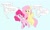 Size: 1024x621 | Tagged: safe, artist:noogatdelight, character:fluttershy, character:pinkie pie, species:earth pony, species:pegasus, species:pony, g4, autism, hypersensitivity, stimming