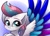 Size: 1951x1424 | Tagged: safe, artist:namaenonaipony, character:zipp storm, species:pegasus, species:pony, g5, abstract background, adorazipp, colored eyebrows, colored wings, cute, eyebrows, female, looking at you, mare, multicolored wings, solo, spread wings, wings