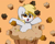 Size: 4288x3459 | Tagged: safe, artist:kittyrosie, character:derpy hooves, species:pegasus, species:pony, brown background, cute, derpabetes, female, food, high res, mare, muffin, open mouth, redraw, simple background, solo, that pony sure does love muffins