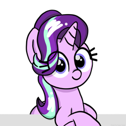 Size: 2048x2048 | Tagged: safe, artist:super-dead, derpibooru original, character:starlight glimmer, species:pony, species:unicorn, g4, looking at you, simple background, solo