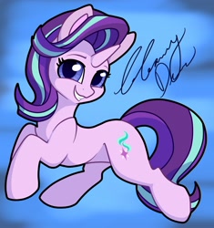 Size: 2806x2986 | Tagged: safe, artist:gleamydreams, character:starlight glimmer, species:pony, species:unicorn, g4, cute, female, glimmerbetes, high res, looking at you, mare, signature, smiling, smiling at you, solo