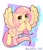 Size: 900x1048 | Tagged: safe, artist:yukiha_321, character:fluttershy, species:pegasus, species:pony, g4, cute, female, looking at you, mare, open mouth, open smile, shyabetes, signature, smiling, smiling at you, solo, spread wings, wings