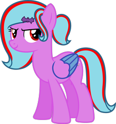 Size: 3756x4031 | Tagged: safe, artist:melodiousmarci, oc, oc:star beats, species:pegasus, species:pony, digital art, folded wings, hairclip, simple background, solo, standing, transparent background, vector, wings