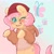Size: 2500x2500 | Tagged: safe, artist:lynuscattips, character:fluttershy, species:pegasus, species:pony, g4, blushing, butterfly, clothing, female, hat, high res, looking at you, one eye closed, signature, solo, wink, winking at you