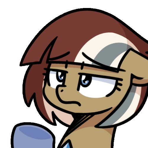 Size: 500x500 | Tagged: safe, artist:sugar morning, oc, oc only, oc:ponatina, species:pony, battle gem ponies, cringe, crossover, digital art, disappointed, facehoof, facepalm, fail, oof, original species, pixel art, slap, solo, take the l, video game, ych animation, ych example, ych result, your character here