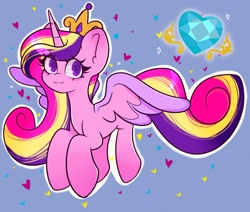 Size: 2048x1739 | Tagged: safe, artist:indigohatetrain, character:princess cadance, species:alicorn, species:pony, g4, female, heart, heart eyes, solo, wingding eyes