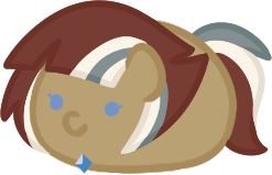 Size: 247x159 | Tagged: safe, artist:sugar morning, artist:tonyyotes, artist:yotesmark, oc, oc only, oc:ponatina, species:pony, bean pony, beanie, blue eyes, clothing, crossover, cute, digital art, hat, original species, pixel art, smol, solo, squishy, video game, ych animation, ych example, ych result, your character here