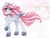 Size: 2000x1500 | Tagged: safe, artist:vird-gi, oc, oc only, oc:evening skies, species:pegasus, species:pony, chest fluff, collar, ear fluff, female, folded wings, looking at you, mare, pegasus oc, raised hoof, simple background, solo, white background, wings, zoom layer