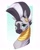 Size: 1630x2039 | Tagged: safe, artist:aquaticvibes, character:zecora, species:zebra, g4, bust, ear piercing, earring, eyebrows, eyelashes, female, jewelry, looking at you, mohawk, neck rings, piercing, simple background, smiling, solo