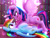 Size: 1800x1350 | Tagged: safe, artist:darksly, character:rainbow dash, character:twilight sparkle, character:twilight sparkle (alicorn), species:alicorn, species:pegasus, species:pony, newbie artist training grounds, ship:twidash, g4, atg 2023, bedroom eyes, blushing, book, colored eyebrows, duo, duo female, eyebrows, female, lesbian, lidded eyes, looking at each other, looking at someone, lying down, mare, on back, open mouth, pinned, pinned down, profile, shipping, spread wings, wingboner, wings