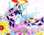 Size: 2724x2162 | Tagged: safe, artist:liaaqila, character:rainbow dash, character:twilight sparkle, character:twilight sparkle (alicorn), species:alicorn, species:pegasus, species:pony, ship:twidash, g4, commission, cute, dashabetes, duo, duo female, female, floral head wreath, flower, folded wings, high res, holding, lesbian, mare, mouth hold, shipping, signature, spread wings, traditional art, twiabetes, wings