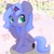 Size: 3000x3000 | Tagged: safe, artist:zokkili, character:princess luna, species:alicorn, species:pony, g4, beanbrows, chibi, crown, cute, eyebrows, eyebrows visible through hair, female, filly, filly luna, folded wings, high res, hoof on chin, hooves, horn, jewelry, looking at you, lunabetes, regalia, signature, sitting, smiling, smiling at you, solo, stars, wings, woona, young, younger