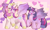 Size: 3192x1888 | Tagged: safe, artist:lumiville, character:princess cadance, character:twilight sparkle, character:twilight sparkle (alicorn), species:alicorn, species:pony, g4, duo, duo female, eye clipping through hair, female, heart, high res, horn, looking at each other, looking at someone, mare, open mouth, open smile, raised hoof, sisters-in-law, smiling, smiling at each other, smiling at someone, spread wings, wings