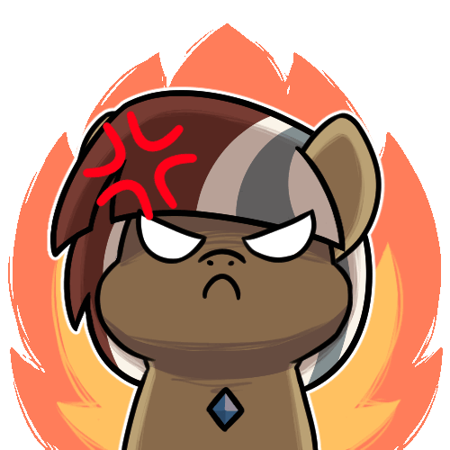 Size: 500x500 | Tagged: safe, artist:sugar morning, artist:tonyyotes, artist:yotesmark, oc, oc only, oc:ponatina, species:pony, angry, animated, battle gem ponies, crossover, digital art, emote, emotes, fire, frown, gif, original species, pixel art, ponymon, solo, transparent background, video game, ych animation, ych result