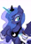 Size: 1535x2185 | Tagged: safe, artist:sione29031414, part of a set, character:princess luna, species:alicorn, species:pony, g4, chest fluff, clothing, crown, cup, cute, drink, eyebrows, female, fluffy, glowing horn, hoof shoes, horn, jewelry, levitation, looking at you, lunabetes, magic, magic aura, mare, open mouth, open smile, plate, princess shoes, raised hoof, regalia, shoes, simple background, smiling, smiling at you, solo, spread wings, tea, teacup, telekinesis, white background, wings