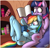 Size: 1608x1528 | Tagged: safe, artist:strangerdanger, character:rainbow dash, character:twilight sparkle, character:twilight sparkle (alicorn), species:alicorn, species:pegasus, species:pony, g4, book, duo, duo female, featureless crotch, female, golden oaks library, horn, inconvenient, indoors, mare, reading, signature, underhoof, wings