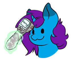 Size: 1380x1178 | Tagged: safe, artist:noxi1_48, oc, oc:creatio, species:pony, species:unicorn, series:daily dose of friends, horn, hybrid, thermometer