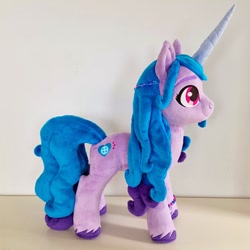 Size: 1080x1080 | Tagged: safe, artist:epicrainbowcrafts, character:izzy moonbow, species:pony, species:unicorn, g5, female, gradient hair, irl, mare, multicolored hair, photo, plushie, solo, toy