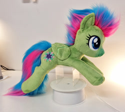 Size: 1584x1428 | Tagged: safe, artist:epicrainbowcrafts, derpibooru original, character:luminous dazzle, species:pegasus, species:pony, g5, my little pony: tell your tale, commission, cute, female, mare, plushie, toy