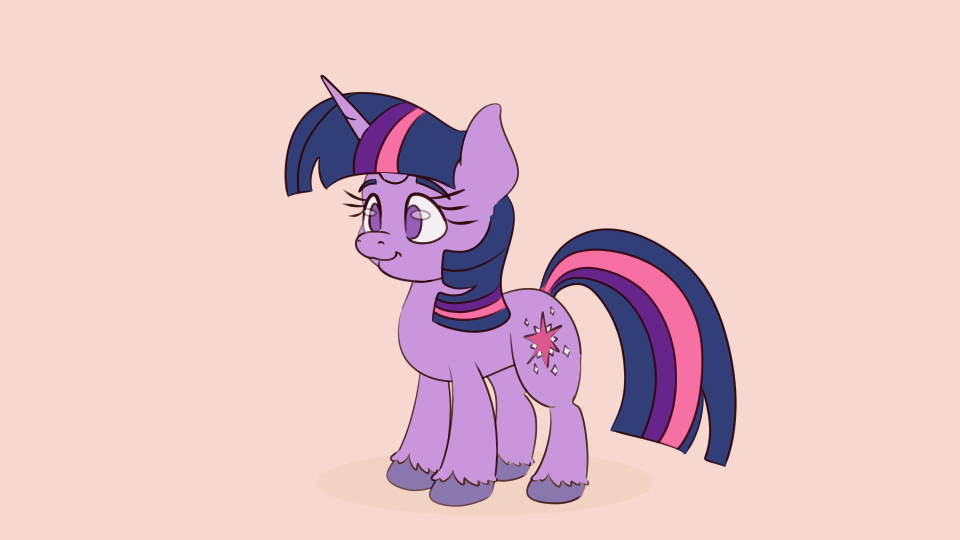 Size: 960x540 | Tagged: safe, artist:nedemai, character:twilight sparkle, character:twilight sparkle (alicorn), species:alicorn, species:pony, newbie artist training grounds, g4, animated, anime, atg 2023, crossover, dragon ball, dragon ball z, female, mare, solo, super saiyan