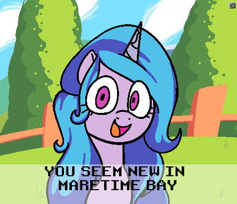 Size: 478x412 | Tagged: safe, artist:alexsc112, character:izzy moonbow, species:pony, species:unicorn, banned from equestria daily, g5, my little pony: make your mark, animated, cute, dialogue, female, gif, gradient hair, izzybetes, looking at you, mare, multicolored hair, solo, talking