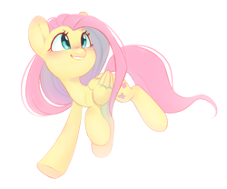 Size: 5400x4500 | Tagged: safe, artist:melodylibris, character:fluttershy, species:pegasus, species:pony, g4, absurd resolution, cute, female, folded wings, mare, shyabetes, smiling, solo, transparent background, wings