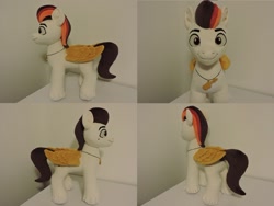 Size: 1597x1199 | Tagged: safe, artist:little-broy-peep, character:rocky riff, species:pegasus, species:pony, g5, my little pony: make your mark, my little pony: tell your tale, jewelry, male, necklace, plushie, solo, stallion, toy