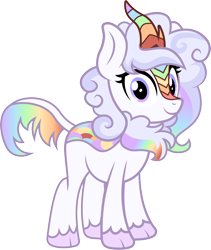 Size: 3270x3883 | Tagged: safe, artist:jaye, oc, oc:cloudy canvas, species:kirin, digital art, show accurate, transparent background, vector