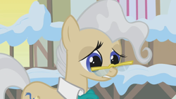 Size: 1000x563 | Tagged: safe, screencap, character:mayor mare, episode:winter wrap up, g4, my little pony: friendship is magic, mayorable, sad, sadorable, solo