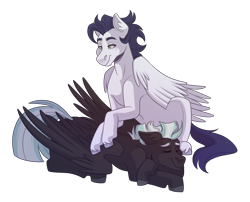 Size: 3100x2500 | Tagged: safe, artist:monnarcha, character:soarin', character:thunderlane, species:pegasus, species:pony, g4, colored eyebrows, colored hooves, cute, eyebrows, eyes closed, gay, hooves, lying down, male, prone, shipping, simple background, soarilane, soarinbetes, stallion, thunderbetes, transparent background, unshorn fetlocks, wings