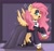 Size: 2902x2740 | Tagged: safe, artist:sakukitty, character:fluttershy, species:pegasus, species:pony, g4, blushing, clothing, dress, ear piercing, earring, eyeliner, eyeshadow, female, fluttergoth, goth, high res, jewelry, lidded eyes, looking at you, makeup, mare, necklace, no pupils, open mouth, open smile, piercing, profile, raised hoof, side view, signature, smiling, smiling at you, solo, sparkles, spread wings, wings